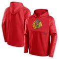 thumbnail image 1 of Men's Fanatics Red Chicago Blackhawks Shade Defender Raglan Pullover Hoodie, 1 of 3