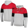 thumbnail image 1 of Men's Fanatics Red Chicago Bulls Contrast Pieced Pullover Hoodie, 1 of 3