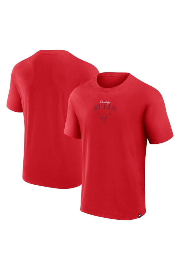 Men's Fanatics Red Chicago Bulls Crossover Collection Full Court Press T-Shirt