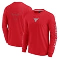 thumbnail image 1 of Men's Fanatics Red Chicago Bulls Elements Strive Long Sleeve T-Shirt, 1 of 3