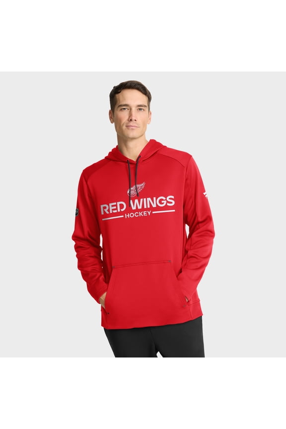 Men's Fanatics Red Detroit Red Wings Authentic Pro Rink Hoodie