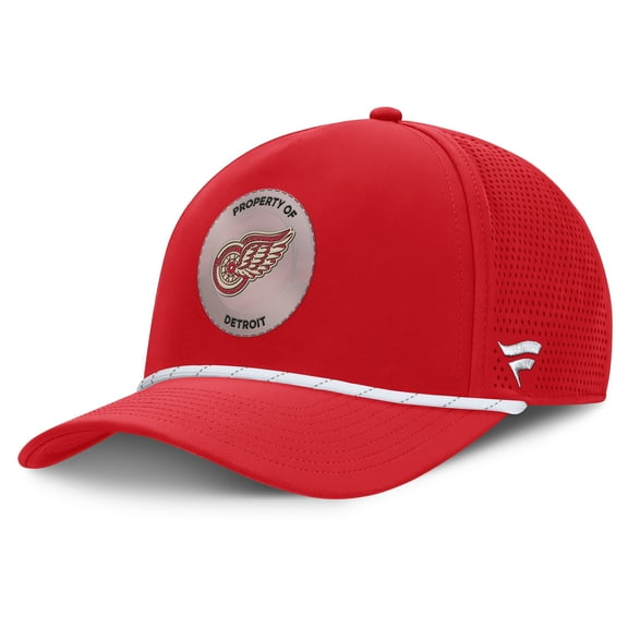 Men's Fanatics Red Detroit Red Wings Centennial Pinched Front Adjustable Hat