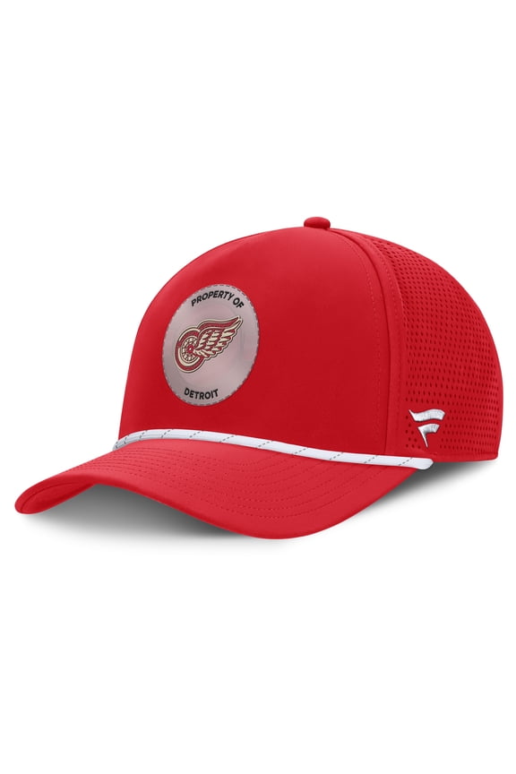 Men's Fanatics Red Detroit Red Wings Centennial Pinched Front Adjustable Hat