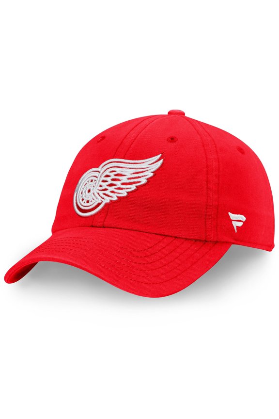 Men's Fanatics Red Detroit Red Wings Core Primary Logo Adjustable Hat