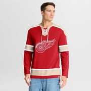 Mens Fanatics Red Detroit Red Wings Vintage Top Shelf Long Sleeve Shirt