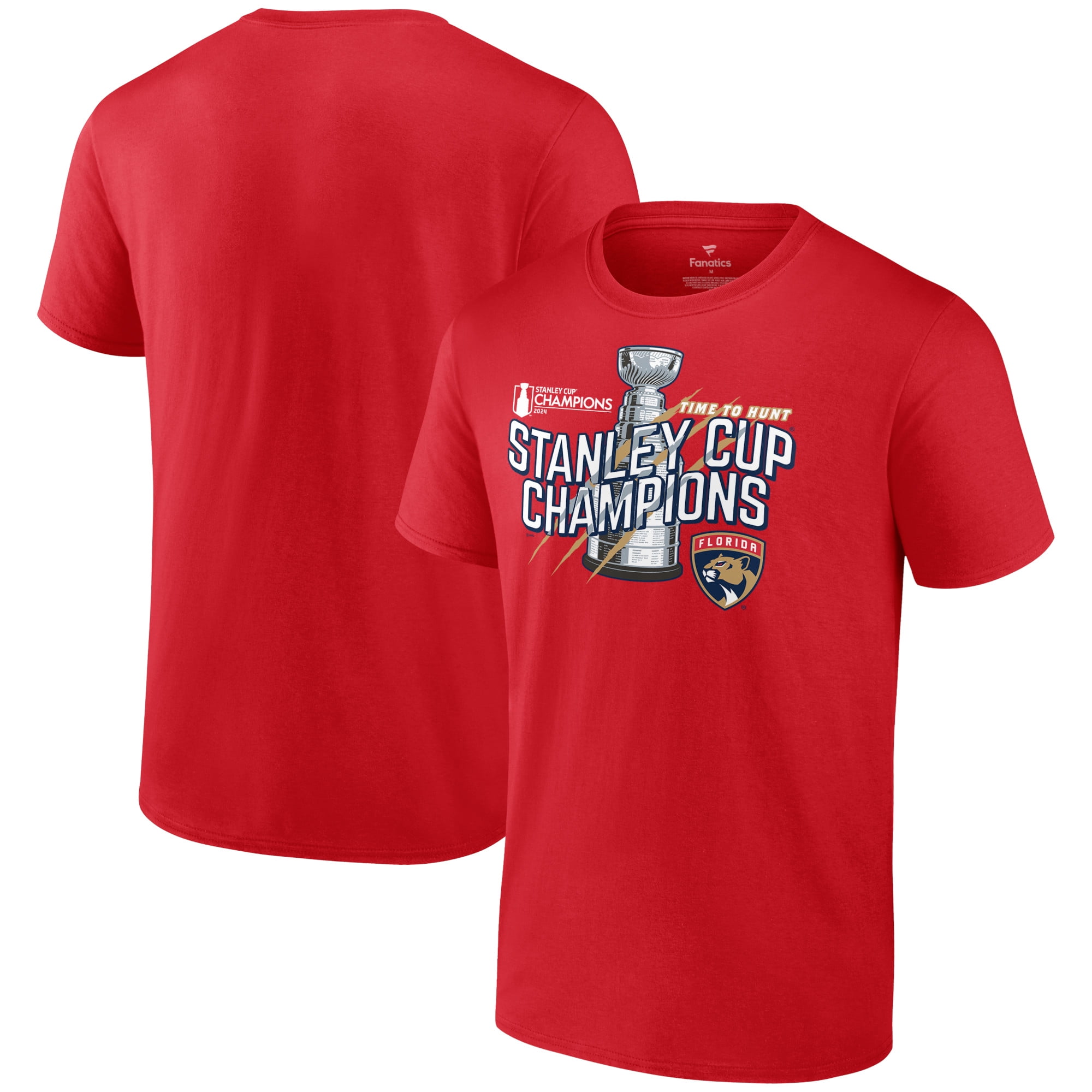 Men's Fanatics Red Florida Panthers 2024 Stanley Cup Champions DNA