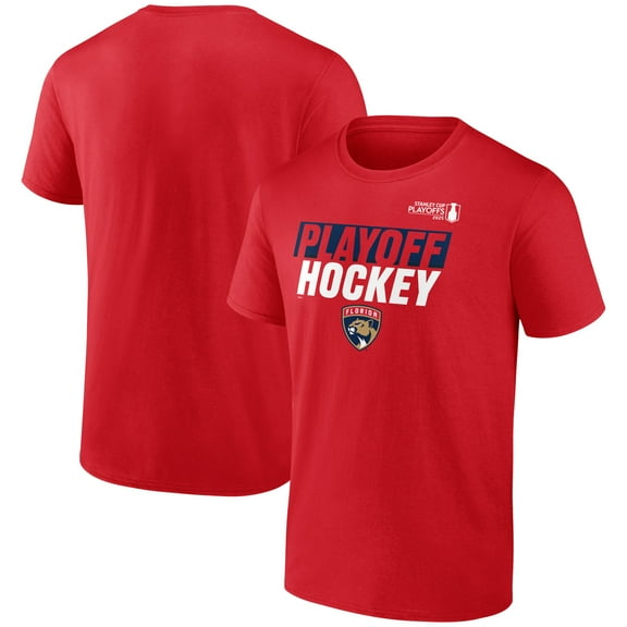 Men's Fanatics Red Florida Panthers 2025 Stanley Cup Playoffs Breakout T-Shirt