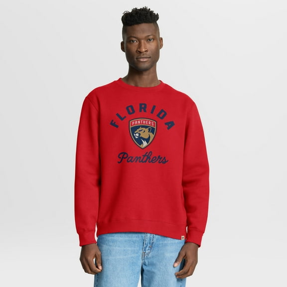 Men's Fanatics Red Florida Panthers  Stickler Sweatshirt