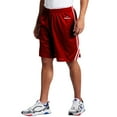 thumbnail image 1 of Men's Fanatics Red Georgia Bulldogs Big & Tall Dual Stripe Mesh Short, 1 of 1