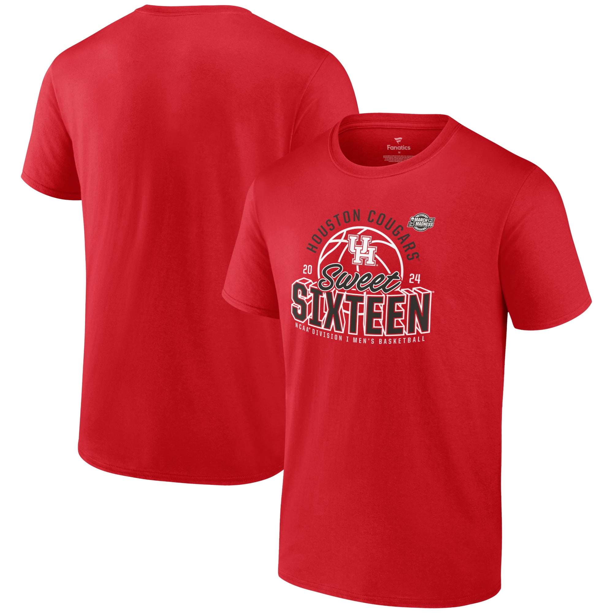 Men's Fanatics Red Houston Cougars 2024 NCAA Men's Basketball