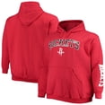 thumbnail image 1 of Men's Fanatics Red Houston Rockets Big & Tall Team Wordmark Pullover Hoodie, 1 of 3