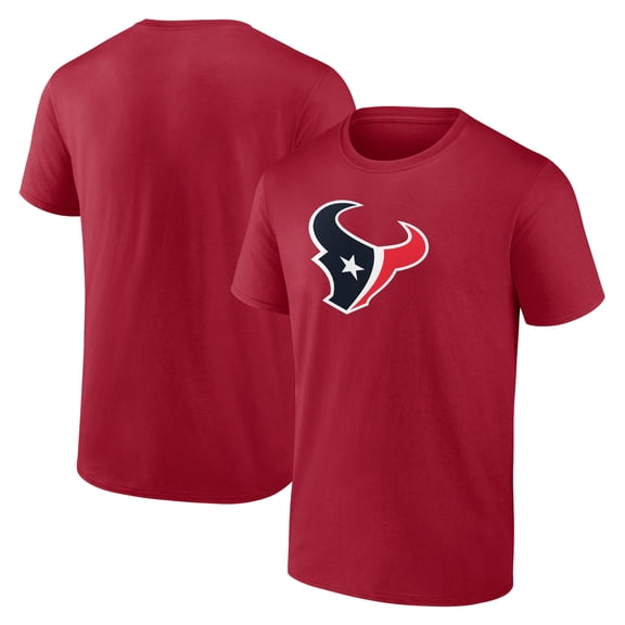 Men's Fanatics Red Houston Texans Primary Logo T-Shirt
