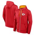 thumbnail image 1 of Men's Fanatics Red Kansas City Chiefs Defender Full-Zip Hoodie, 1 of 3