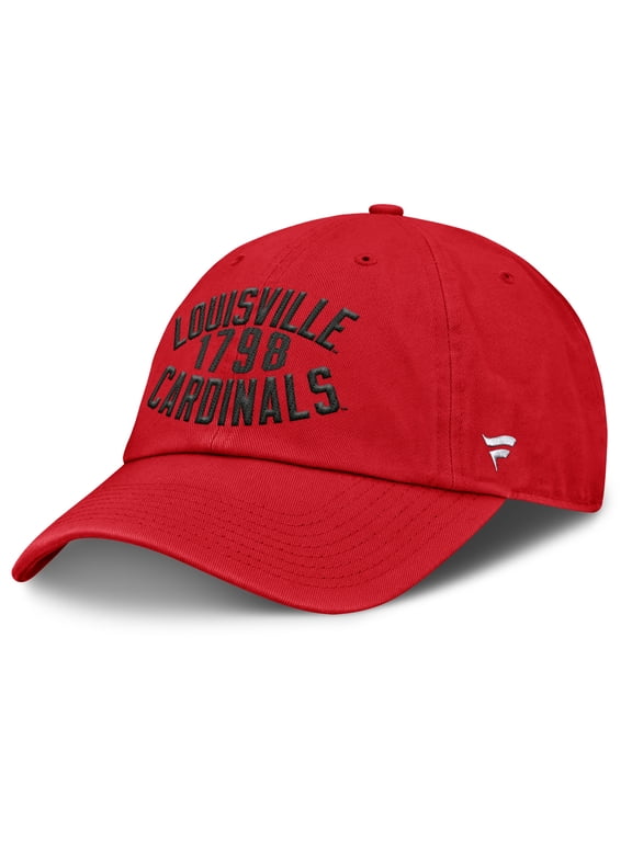 Men's Fanatics Red Louisville Cardinals Archer Adjustable Hat