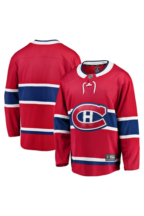 Men's Fanatics Red Montreal Canadiens Breakaway Home Jersey
