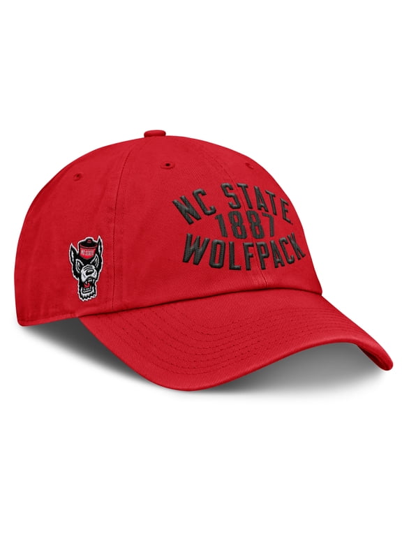Men's Fanatics Red NC State Wolfpack Archer Adjustable Hat