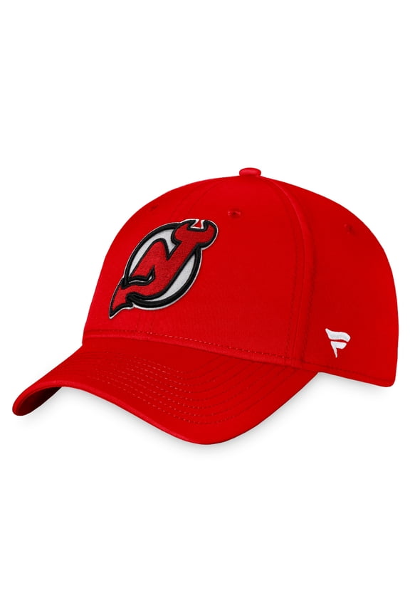 Men's Fanatics Red New Jersey Devils Core Primary Logo Flex Hat