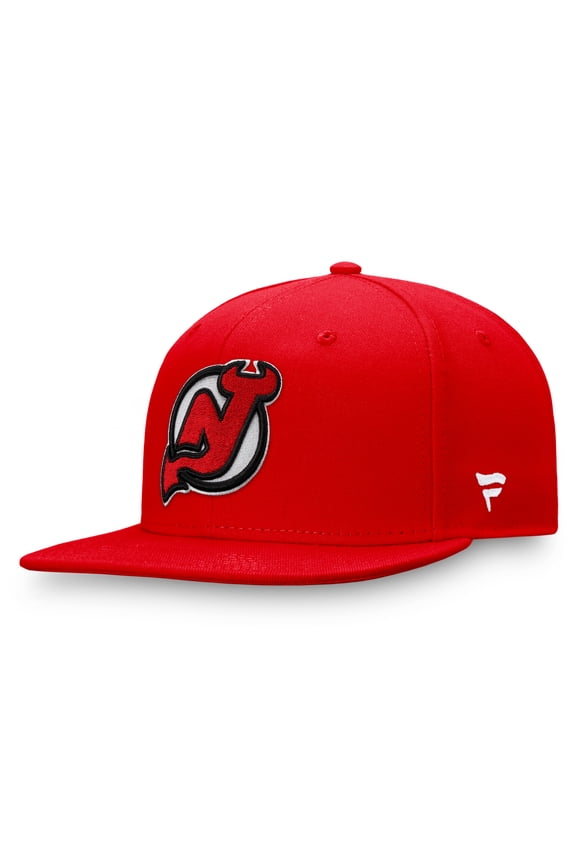 Men's Fanatics Red New Jersey Devils Primary Logo Snapback Hat
