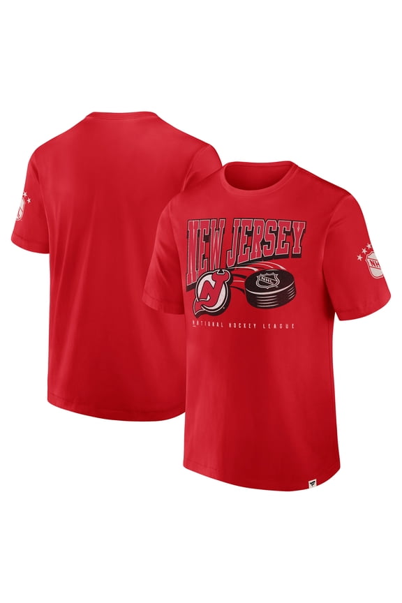 Men's Fanatics Red New Jersey Devils Decades Collection Made To Last T-Shirt