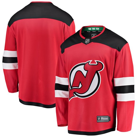 Men's-Fanatics Red New Jersey Devils Home Breakaway Jersey