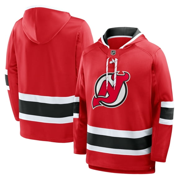 Men's Fanatics Red New Jersey Devils Prime Time Fleece Hoodie