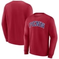 thumbnail image 1 of Men's Fanatics Red Pennsylvania Quakers Short Name Pullover Sweatshirt, 1 of 3