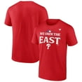 thumbnail image 1 of Men's Fanatics Red Philadelphia Phillies 2024 NL East Division Champions Locker Room T-Shirt, 1 of 4