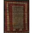 thumbnail image 1 of Ahgly Company Machine Washable Indoor Rectangle Abstract Night Red Area Rugs, 6' x 9', 1 of 7