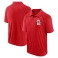 thumbnail image 1 of Men's Fanatics Red St. Louis Cardinals Strong Alone Raglan Polo, 1 of 3