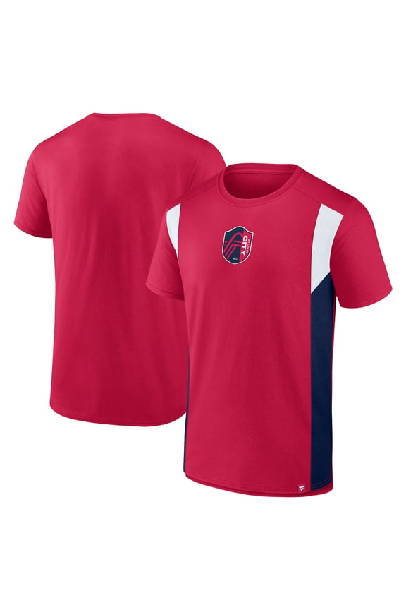 Men's Fanatics Red St. Louis City SC Golden Goal T-Shirt
