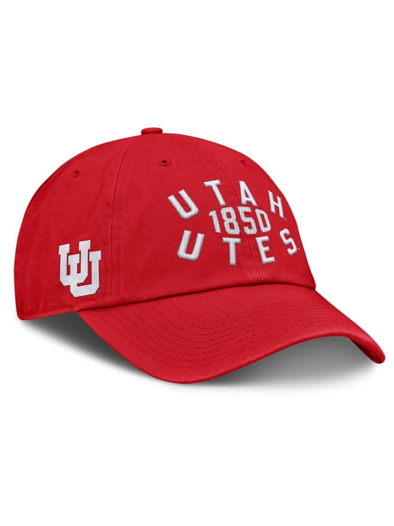 Men's Fanatics Red Utah Utes Archer Adjustable Hat