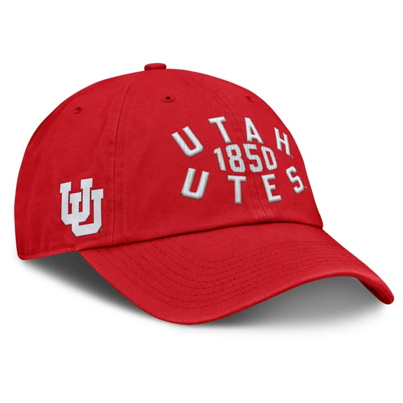 Men's Fanatics Red Utah Utes Archer Adjustable Hat