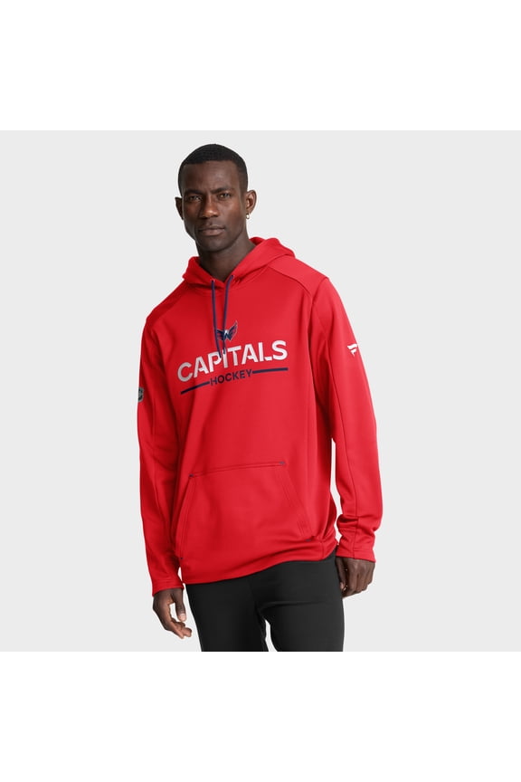 Men's Fanatics Red Washington Capitals Authentic Pro Rink Hoodie