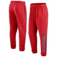 thumbnail image 1 of Men's Fanatics Red Washington Capitals Chop Block Fleece Sweatpants, 1 of 3