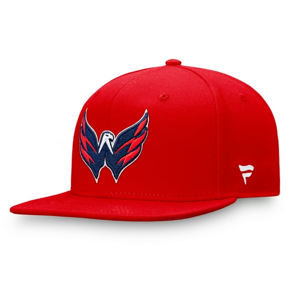 Men's Fanatics Red Washington Capitals Primary Logo Snapback Hat