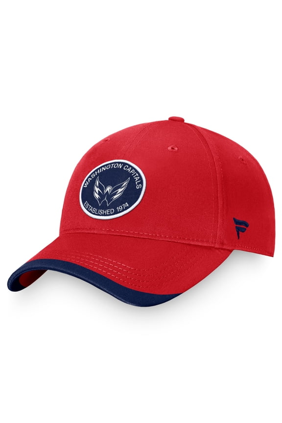 Men's Fanatics Red Washington Capitals Fundamental Adjustable Hat