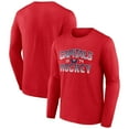 thumbnail image 1 of Men's Fanatics Red Washington Capitals Skate Or Die Long Sleeve T-Shirt, 1 of 3