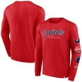 thumbnail image 1 of Men's Fanatics Red Washington Capitals Strike the Goal Long Sleeve T-Shirt, 1 of 3