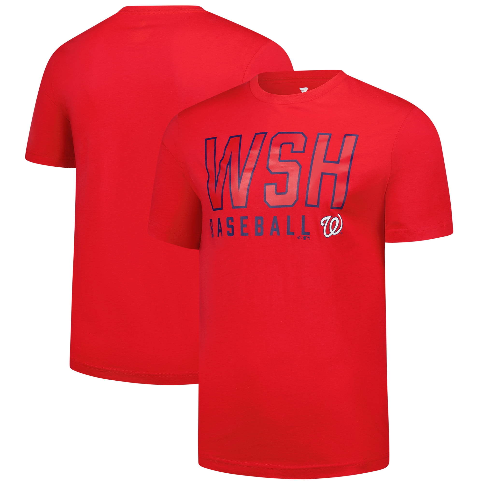 Men's-Fanatics  Red Washington Nationals T-Shirt
