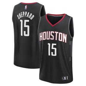 Men's Fanatics Reed Sheppard Black Houston Rockets Fast Break Replica Player Jersey - Statement Edition