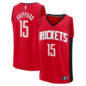 Men's Fanatics Reed Sheppard Red Houston Rockets Fast Break Replica Jersey - Icon Edition
