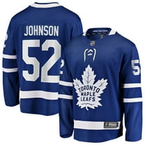 Men's Fanatics Reese Johnson Blue Toronto Maple Leafs Home Breakaway Jersey