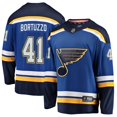 thumbnail image 1 of Men's Fanatics Robert Bortuzzo Blue St. Louis Blues Breakaway Player Jersey, 1 of 3