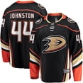 thumbnail image 1 of Men's Fanatics Ross Johnston Black Anaheim Ducks Home Premier Breakaway Player Jersey, 1 of 3