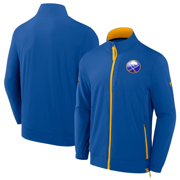 Men's-Fanatics Royal Buffalo Sabres Authentic Pro Full-Zip Coaches Jacket