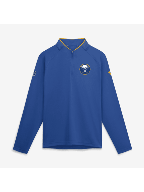 Men's Fanatics Royal Buffalo Sabres Authentic Pro Rink Lightweight Quarter-Zip Pullover