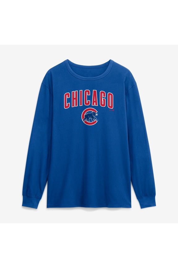 Men's Fanatics Royal Chicago Cubs Lock-Up Legacy Long Sleeve T-Shirt