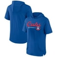 thumbnail image 1 of Men's Fanatics Royal Chicago Cubs Offensive Strategy Short Sleeve Pullover Hoodie, 1 of 3