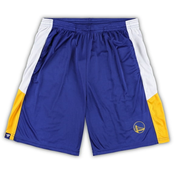 Men's Fanatics Royal Golden State Warriors Big & Tall Champion Rush Practice Shorts