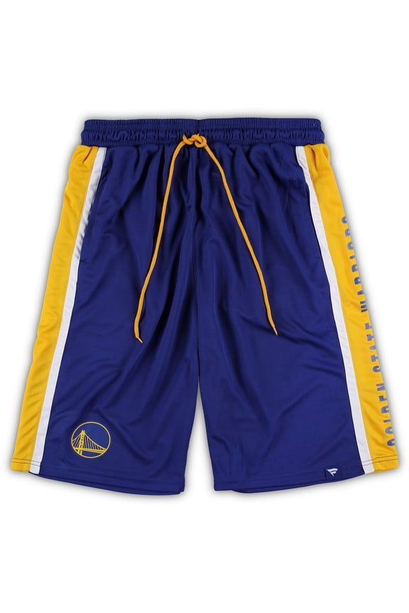 Men's Fanatics Royal Golden State Warriors Big & Tall Referee Iconic Mesh Shorts
